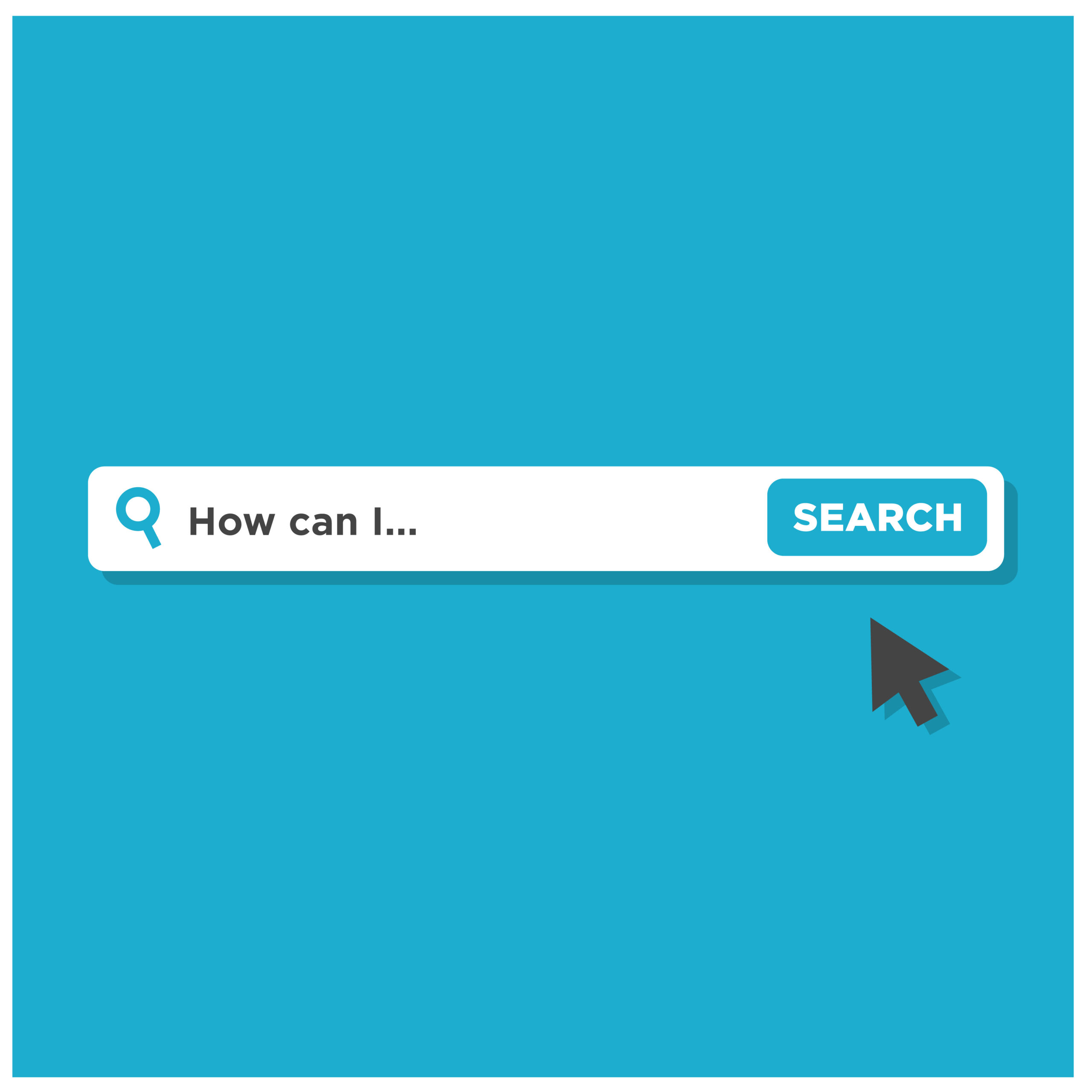 How Can I Written in Browser Search Bar with Mouse Pointer